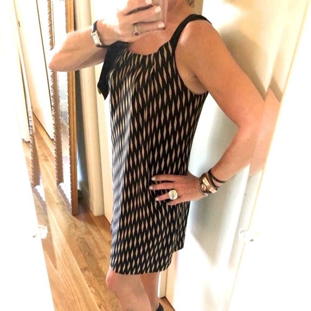 Anthropologie Floreat Endless Diamonds Silk Dress